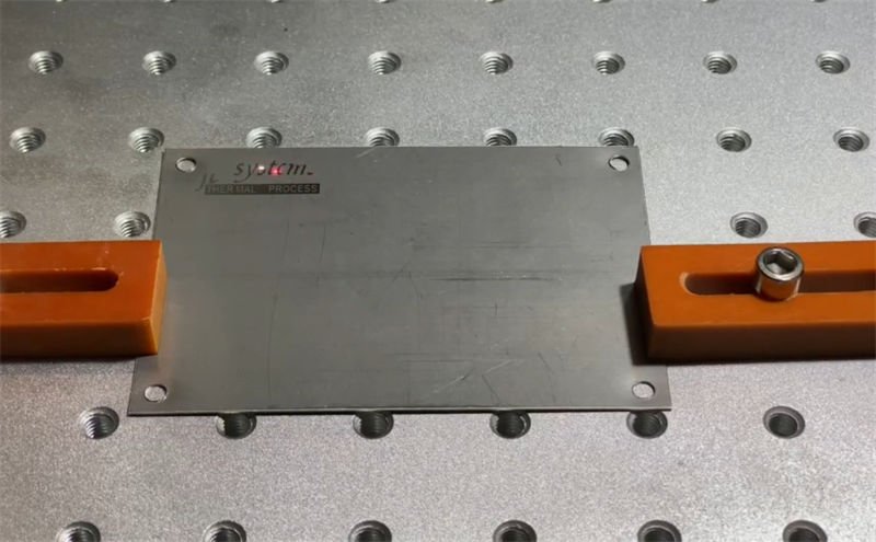Precision Marking on Metal Surface Laser marking machine engraving on a metal surface