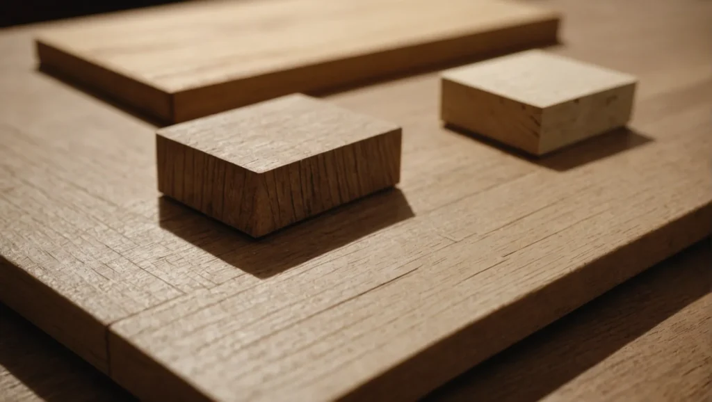 A collection of wood samples ideal for laser engraving including maple, cherry, and birch.