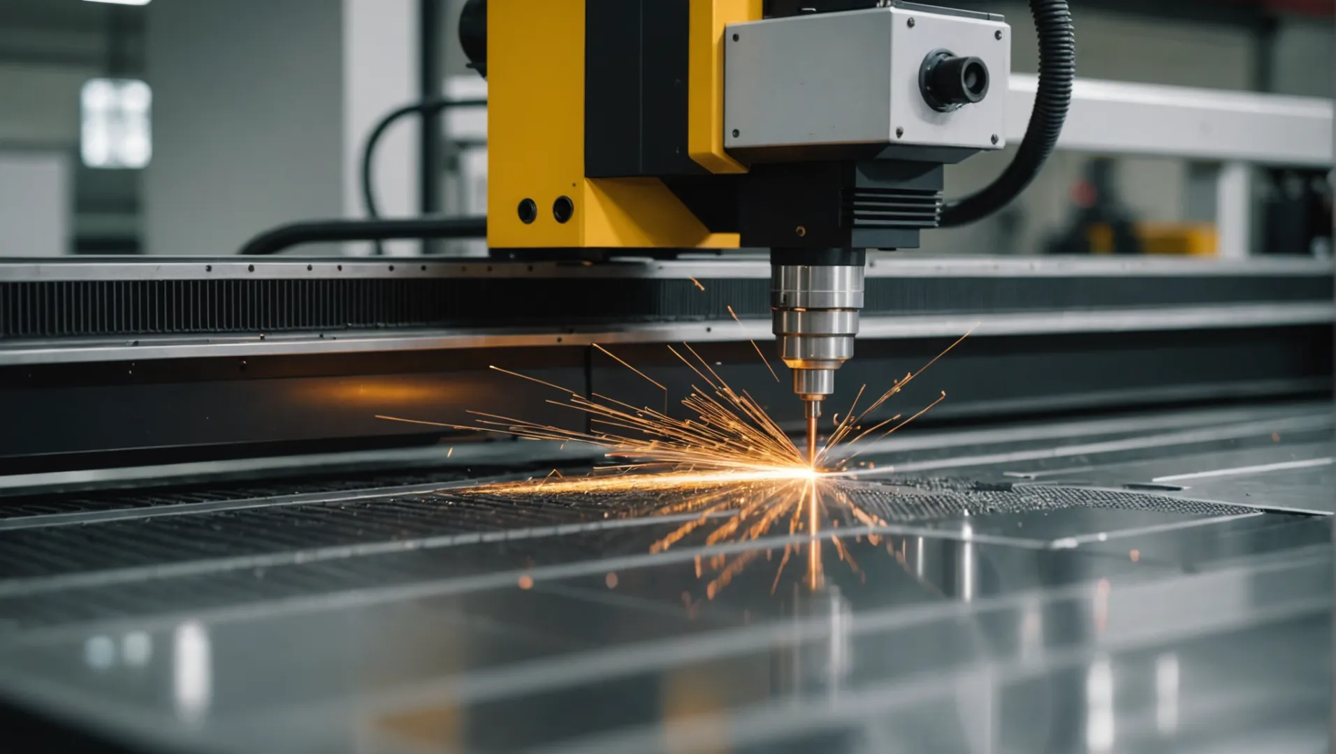 CO2 laser cutting machine using assist gases