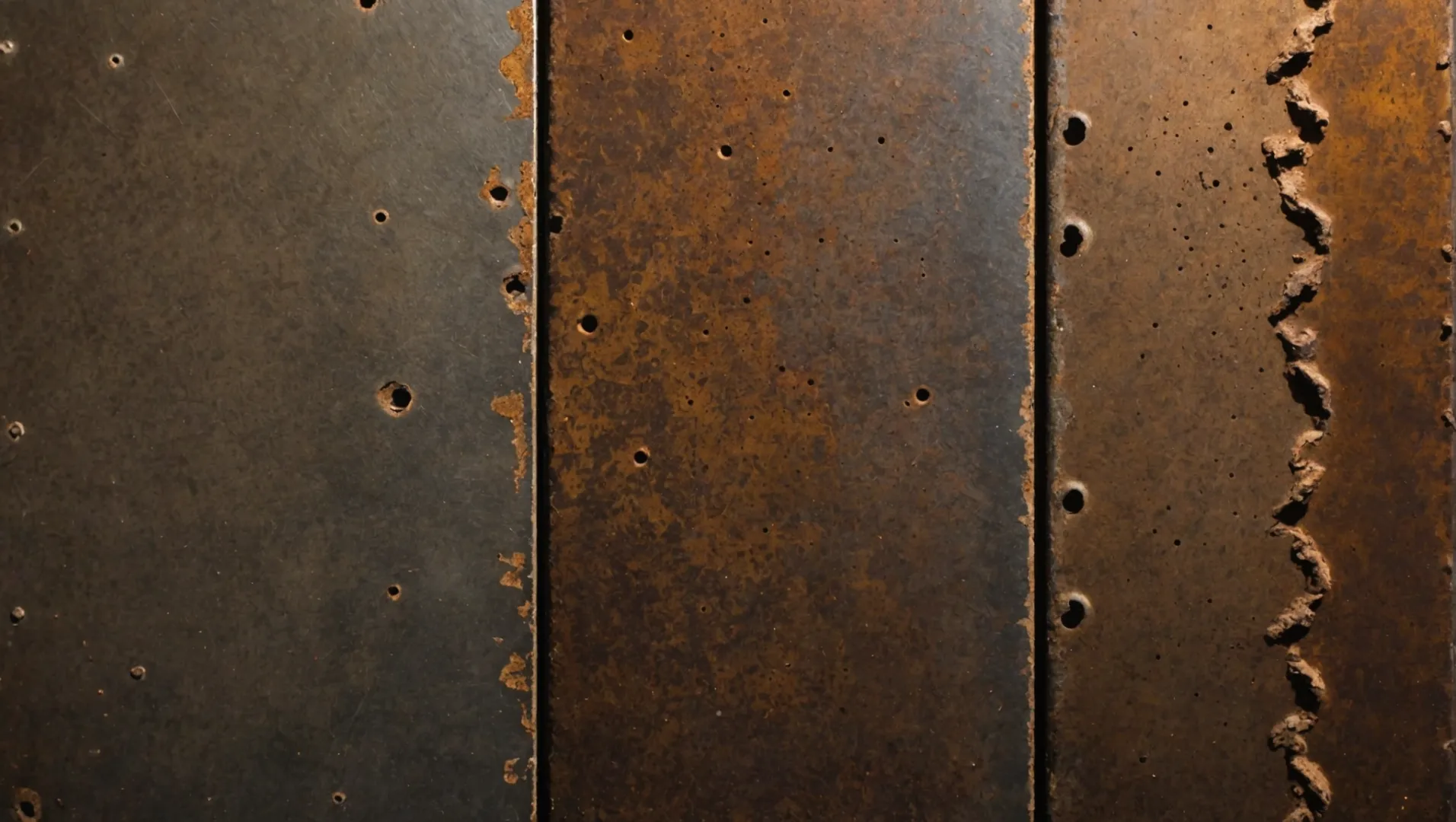 Comparison of laser cleaning and traditional methods on a rusty metal surface