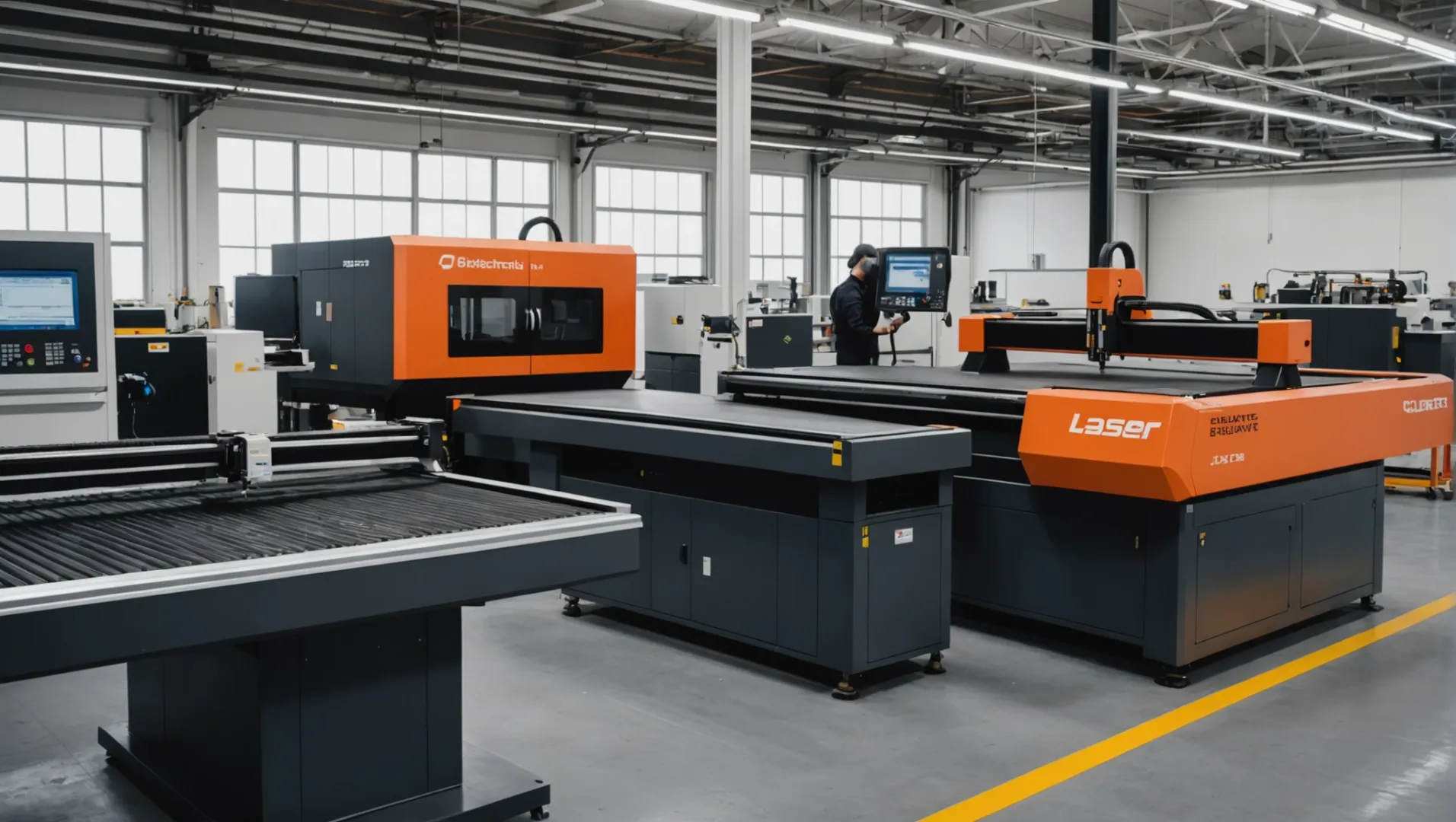 Comparison of CO2 and fiber laser cutters in an industrial setting