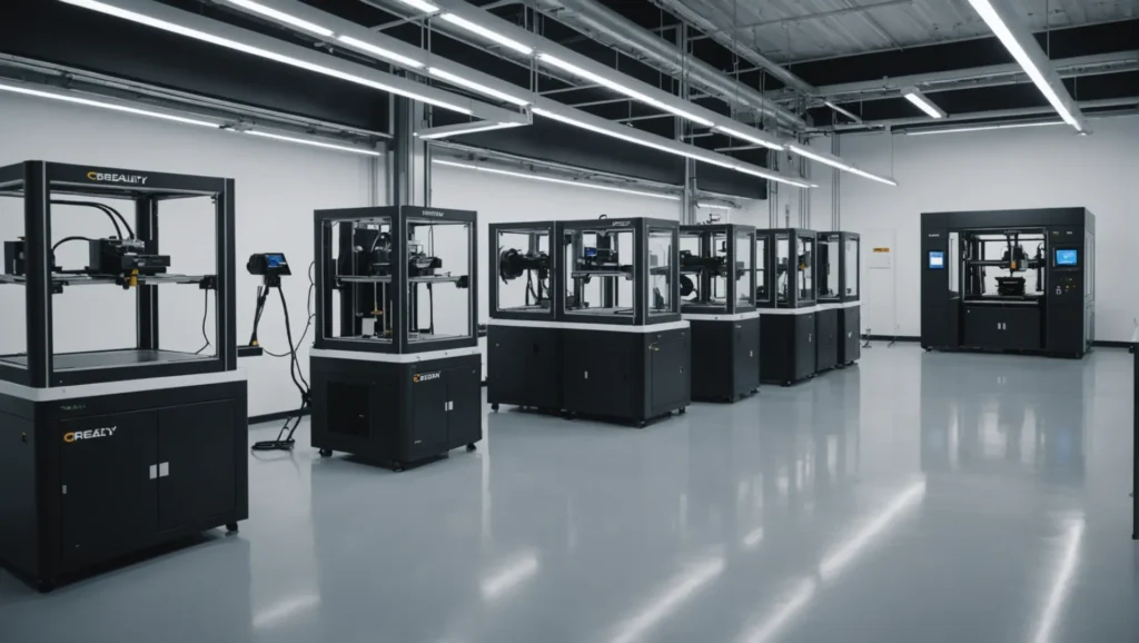 High-speed 3D printers in operation