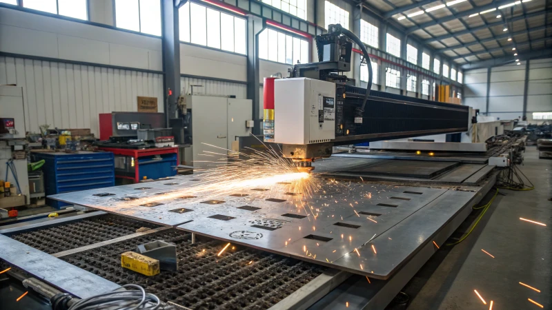 A Senfeng laser cutter in a fabrication workshop