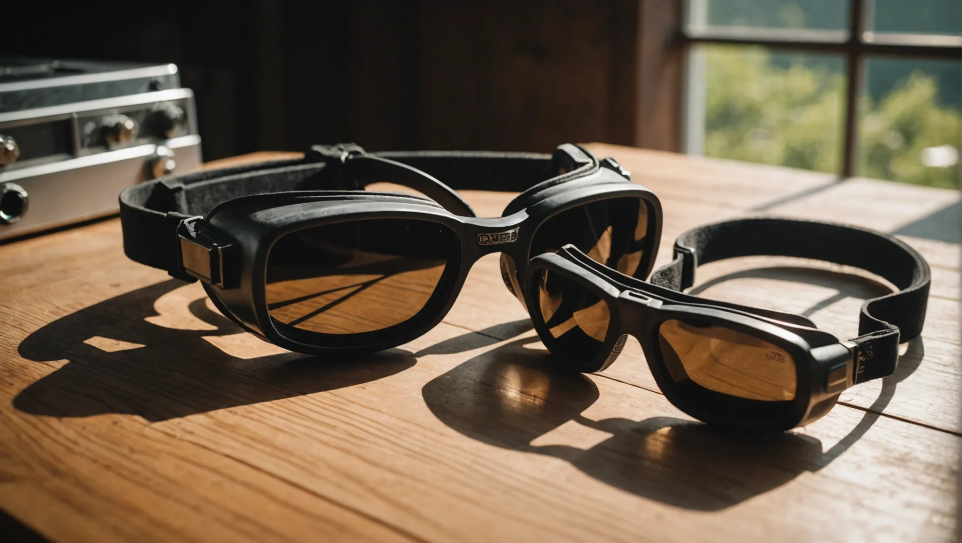 Comparison between welding goggles and sunglasses