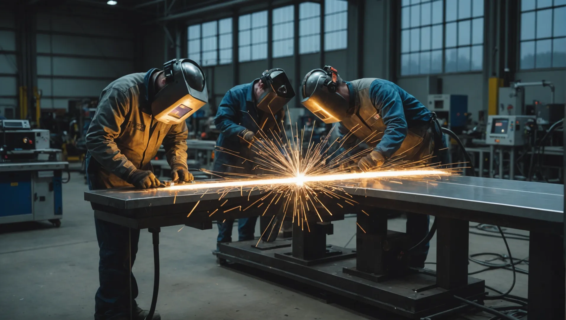 Comparative image of laser, TIG, and MIG welding methods